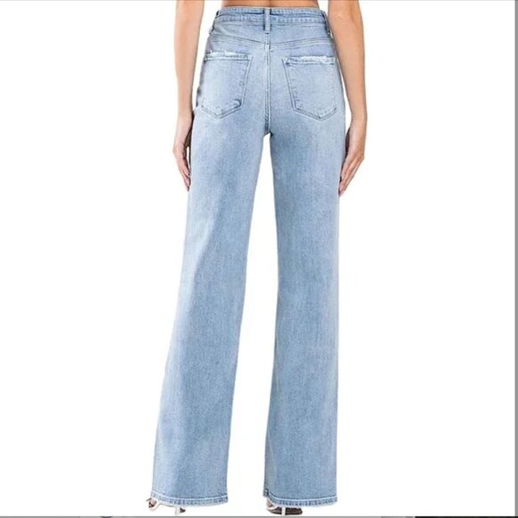 Flying Monkey - 90's Stretch Vintage Flare Jeans - F4426 - Picture 3 of 11